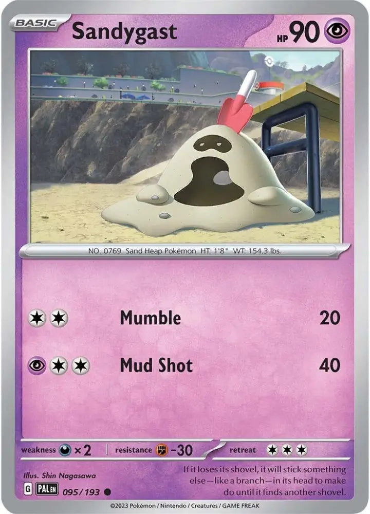 Sandygast (095/193) [Scarlet & Violet: Paldea Evolved] - Pokemon Single