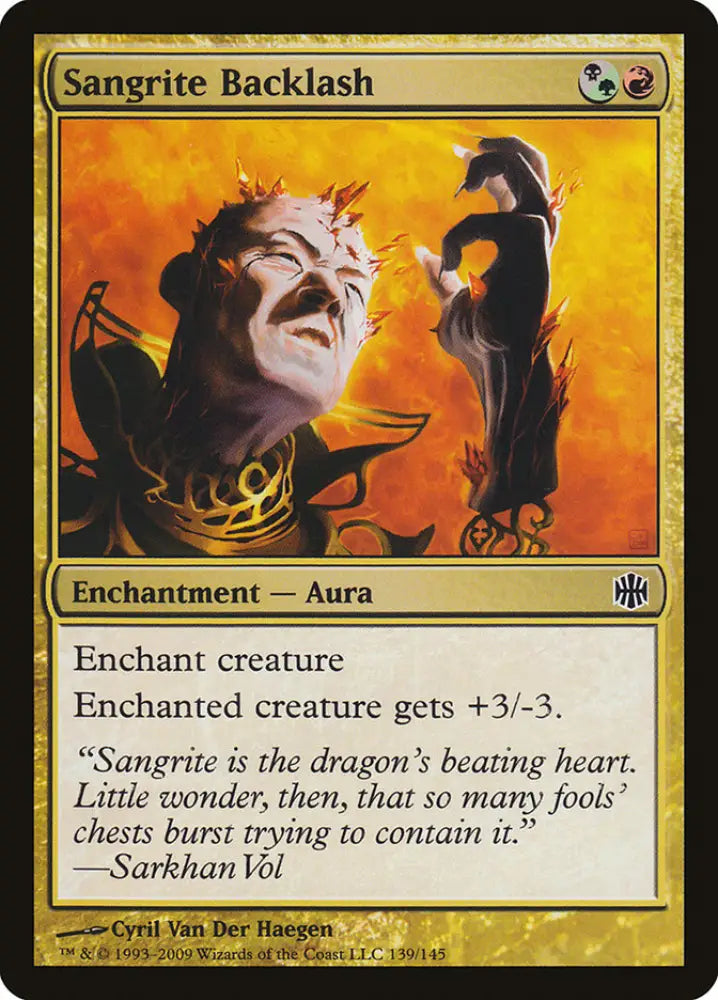 Sangrite Backlash [Alara Reborn] - MTG Single