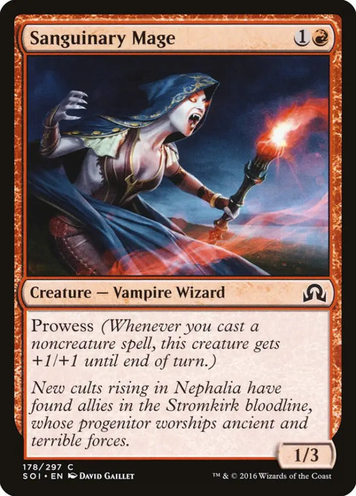 Sanguinary Mage [Shadows over Innistrad] - MTG Single
