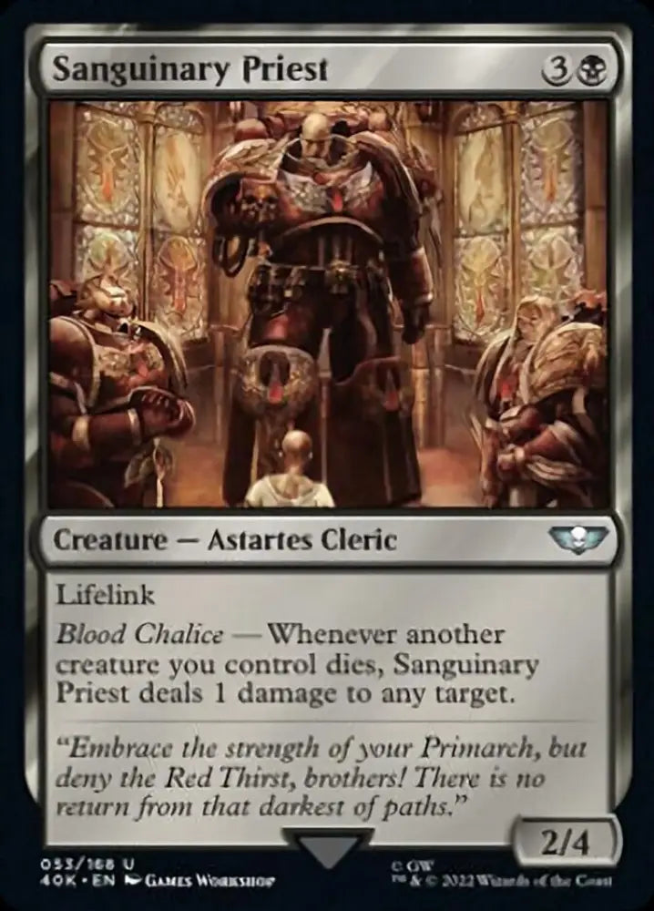 Sanguinary Priest [Warhammer 40,000] - MTG Single