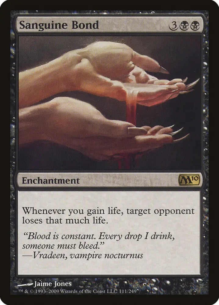 Sanguine Bond [Magic 2010] - MTG Single