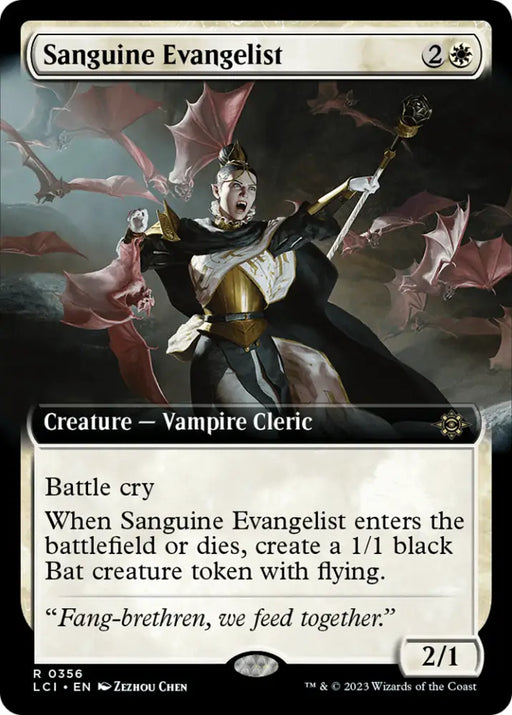 Sanguine Evangelist (Extended Art) [The Lost Caverns of Ixalan] - MTG Single
