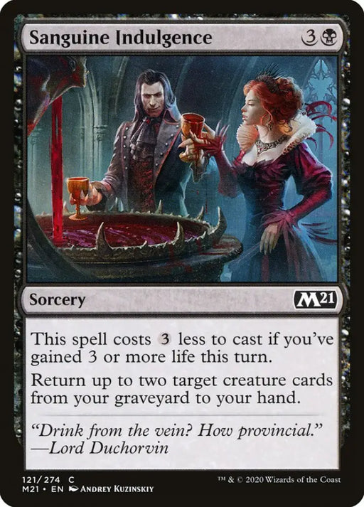 Sanguine Indulgence [Core Set 2021] - MTG Single