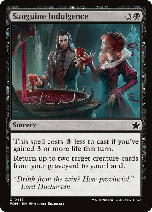 Sanguine Indulgence [Foundations] - MTG Single