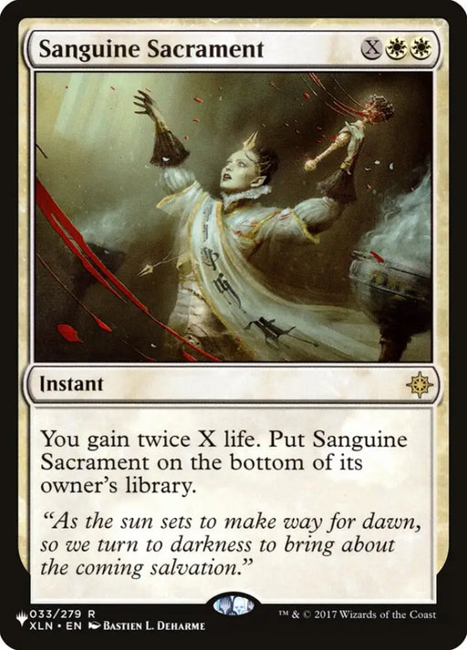 Sanguine Sacrament [The List] - MTG Single