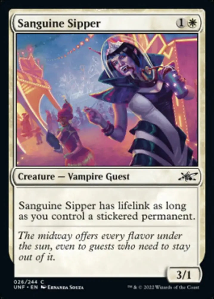 Sanguine Sipper [Unfinity] - MTG Single