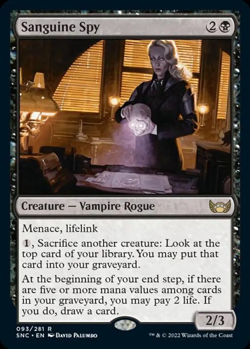 Sanguine Spy [Streets of New Capenna] - MTG Single