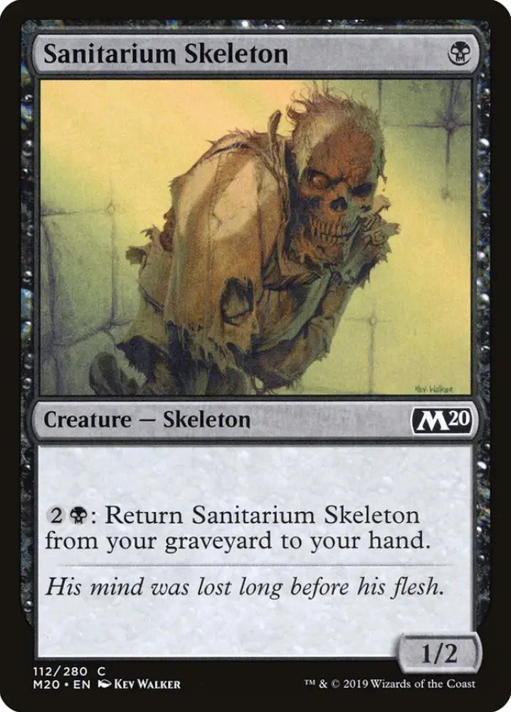 Sanitarium Skeleton [Core Set 2020] - MTG Single