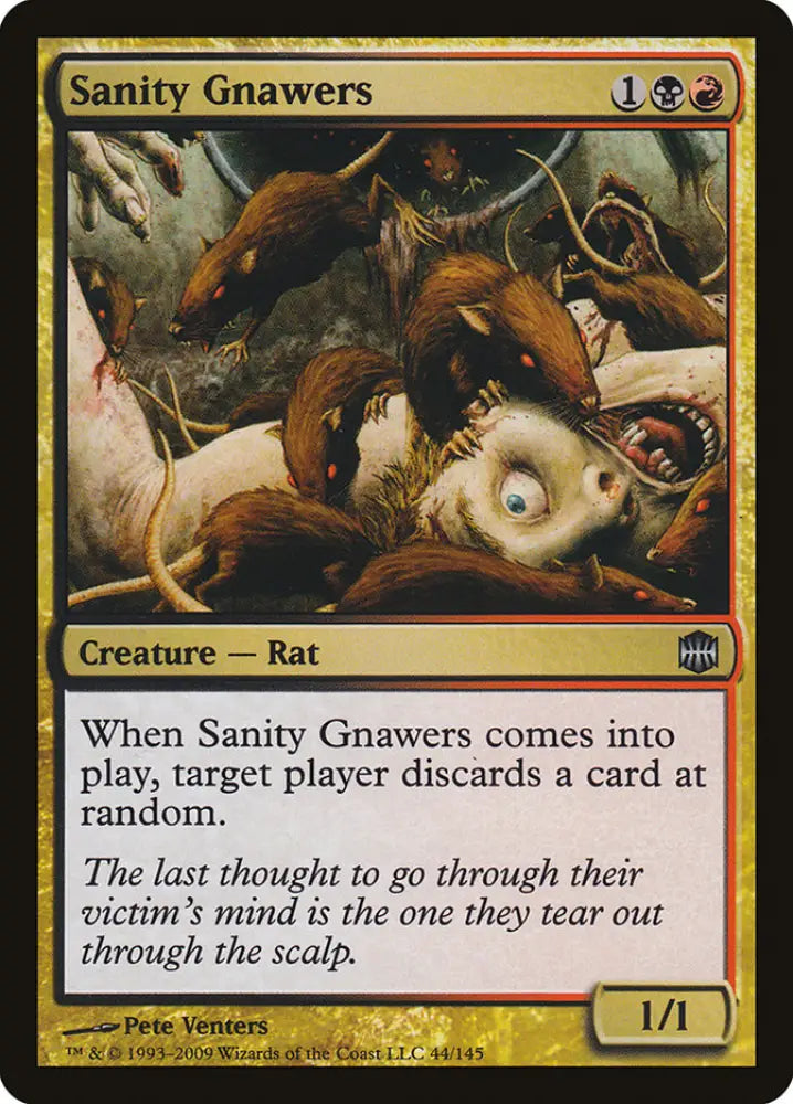 Sanity Gnawers [Alara Reborn] - MTG Single