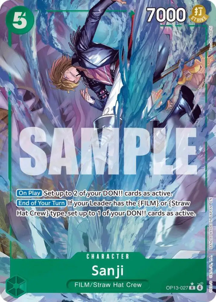 Sanji (Alternate Art) (OP13-027) [Carrying On His Will]