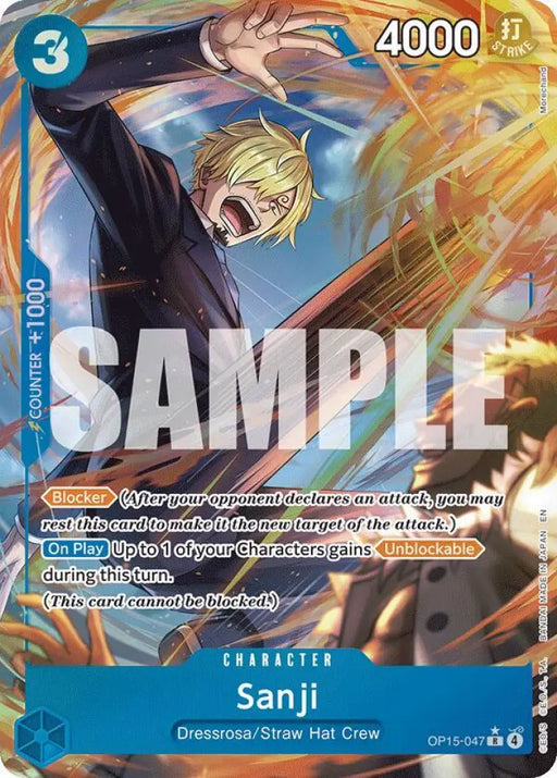 Sanji (OP15-047) (Alternate Art) [Adventure on Kami's Island]