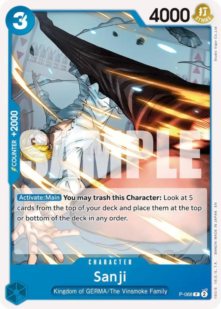 Sanji - P-068 (Reprint) [Premium Booster -The Best- Vol. 2]