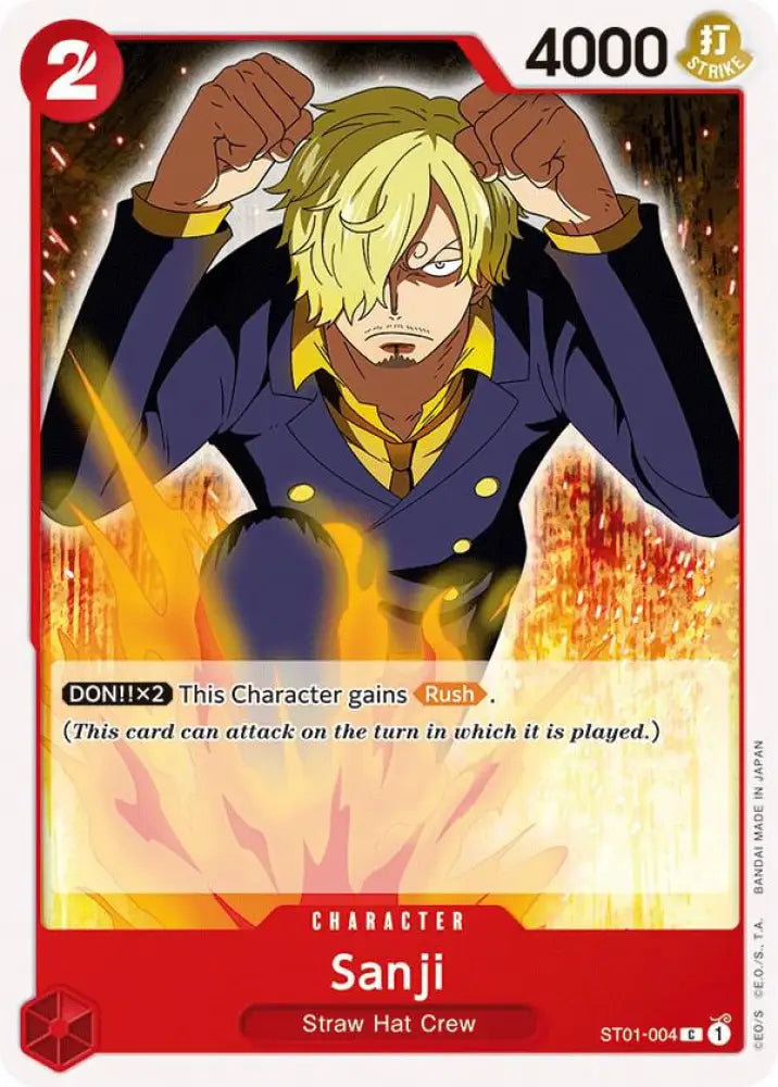 Sanji (ST01-004) [Starter Deck 1: Straw Hat Crew]