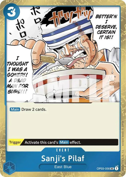 Sanji's Pilaf (Jolly Roger Foil) (OP03-056) [Premium Booster -The Best-]