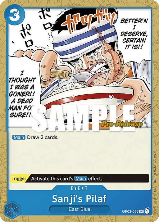 Sanji's Pilaf (OP03-056) [Pillars of Strength Pre-Release Cards]
