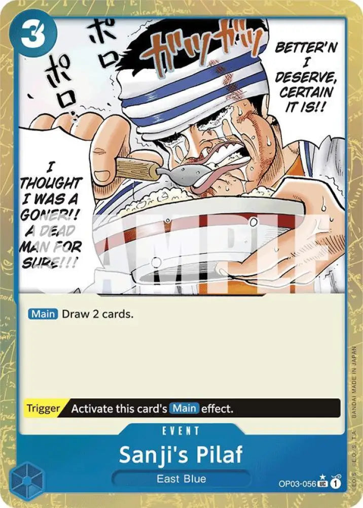 Sanji's Pilaf (Textured Foil) (OP03-056) [Premium Booster -The Best-]
