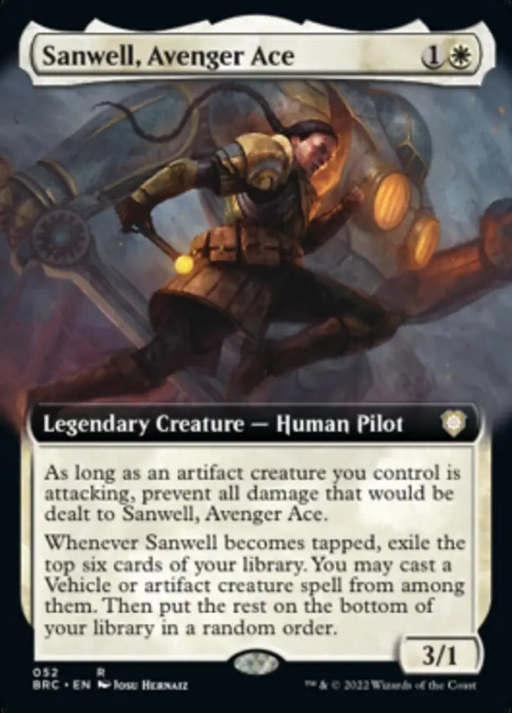 Sanwell Avenger Ace (Extended Art) [The Brothers’ War Commander] - MTG Single