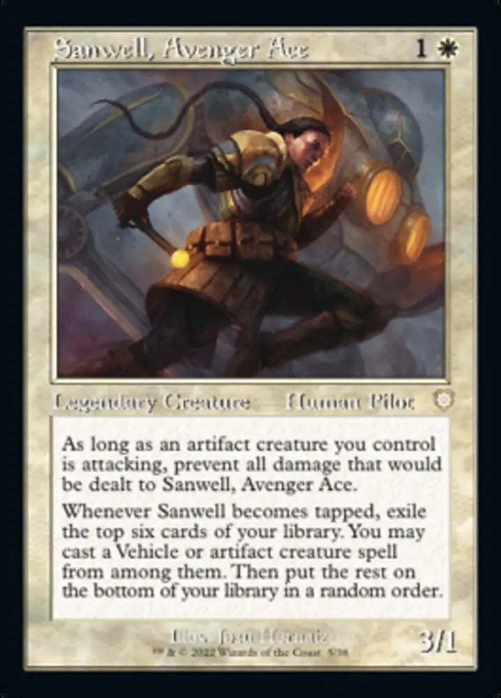 Sanwell Avenger Ace (Retro) [The Brothers’ War Commander] - MTG Single