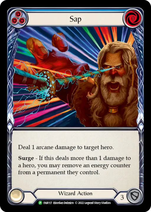 Sap (Blue) [FAB117] (Promo) Rainbow Foil - Flesh And Blood Single
