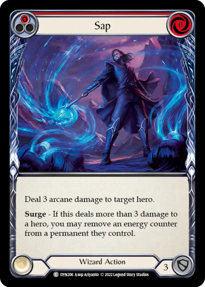 Sap (Red) [Dynasty] Rainbow Foil - Flesh And Blood Single