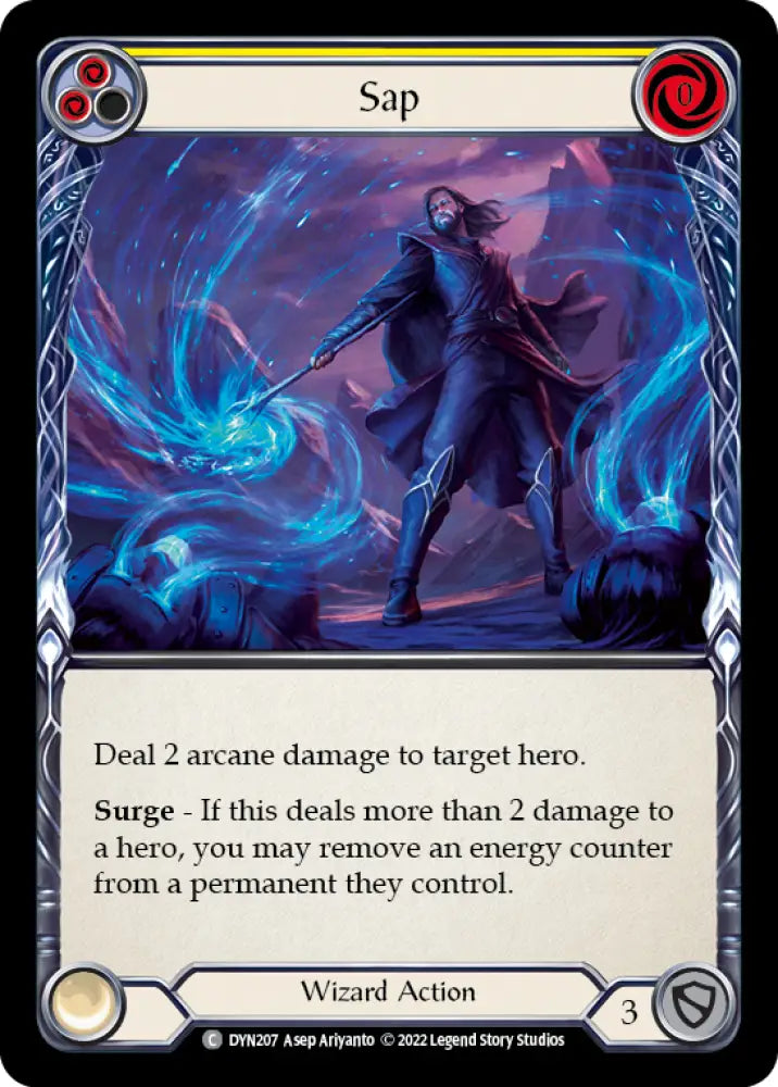 Sap (Yellow) [Dynasty] Rainbow Foil - Flesh And Blood Single