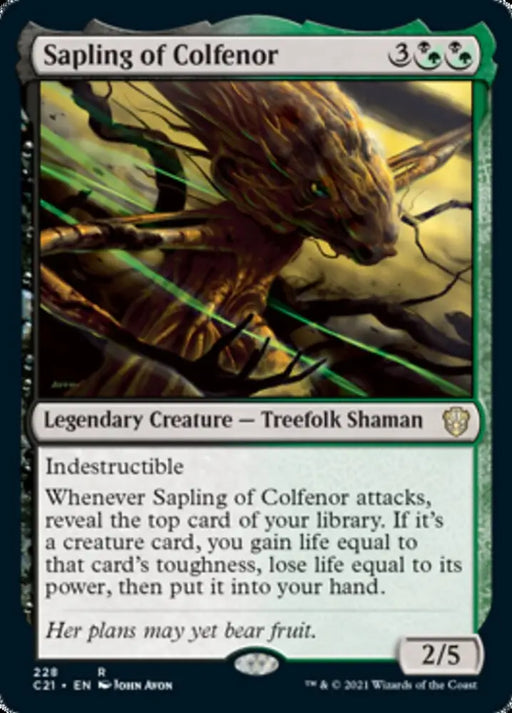 Sapling of Colfenor [Commander 2021] - MTG Single
