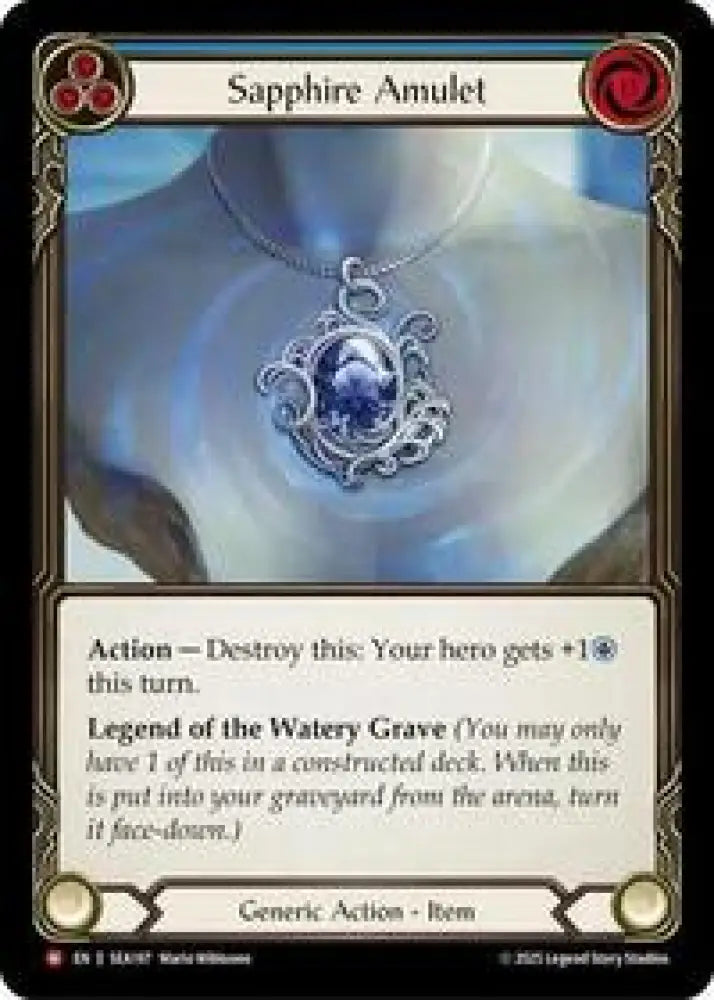 Sapphire Amulet (SEA197) [High Seas]