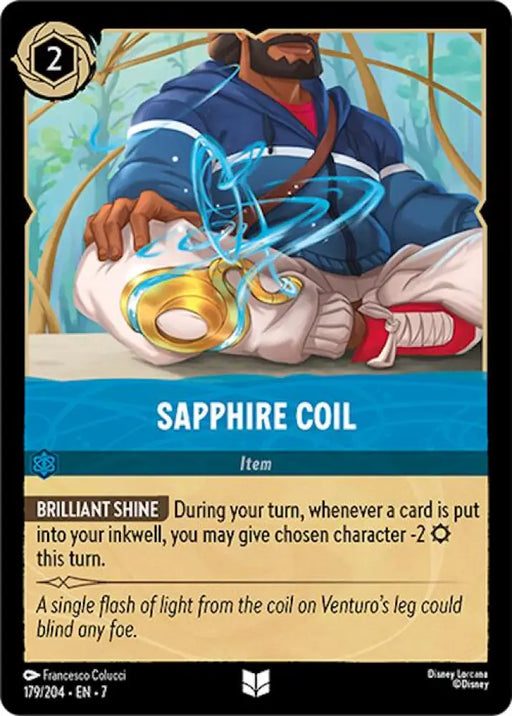 Sapphire Coil (179/204) [Archazia’s Island] - Lorcana Single