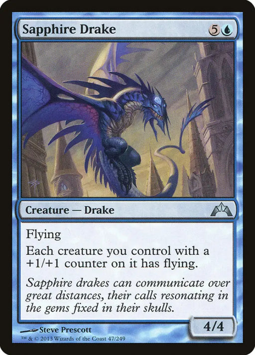 Sapphire Drake [Gatecrash] - MTG Single