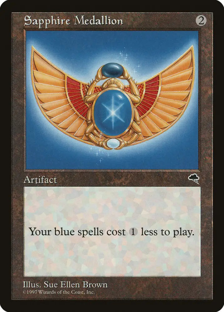 Sapphire Medallion [Tempest] - MTG Single