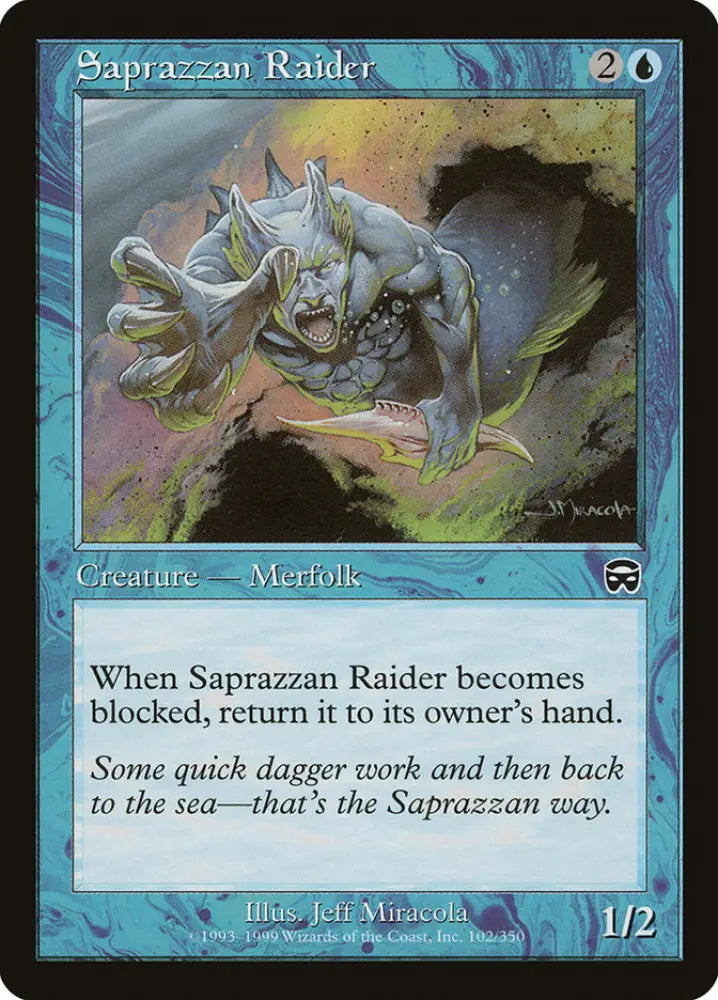 Saprazzan Raider [Mercadian Masques] - MTG Single
