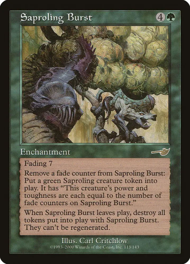 Saproling Burst [Nemesis] - MTG Single