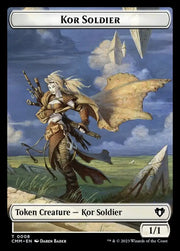 Saproling // Kor Soldier Double-Sided Token [Commander Masters Tokens] - MTG Single
