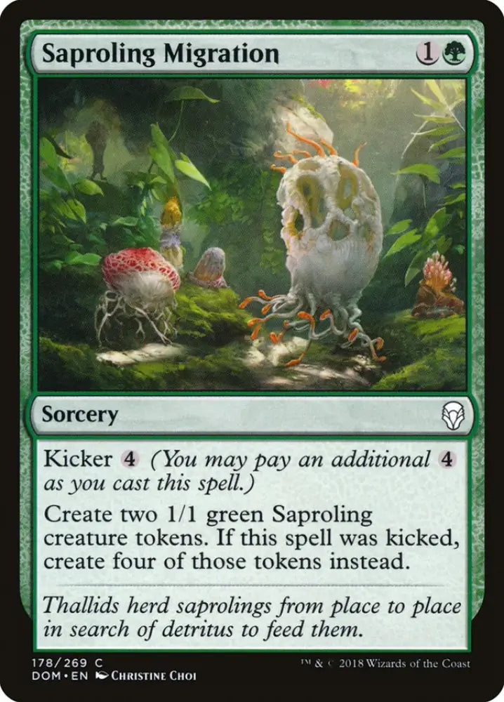Saproling Migration [Dominaria] - MTG Single