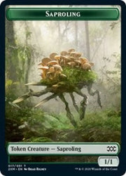 Saproling // Servo Double-Sided Token [Double Masters Tokens] - MTG Single