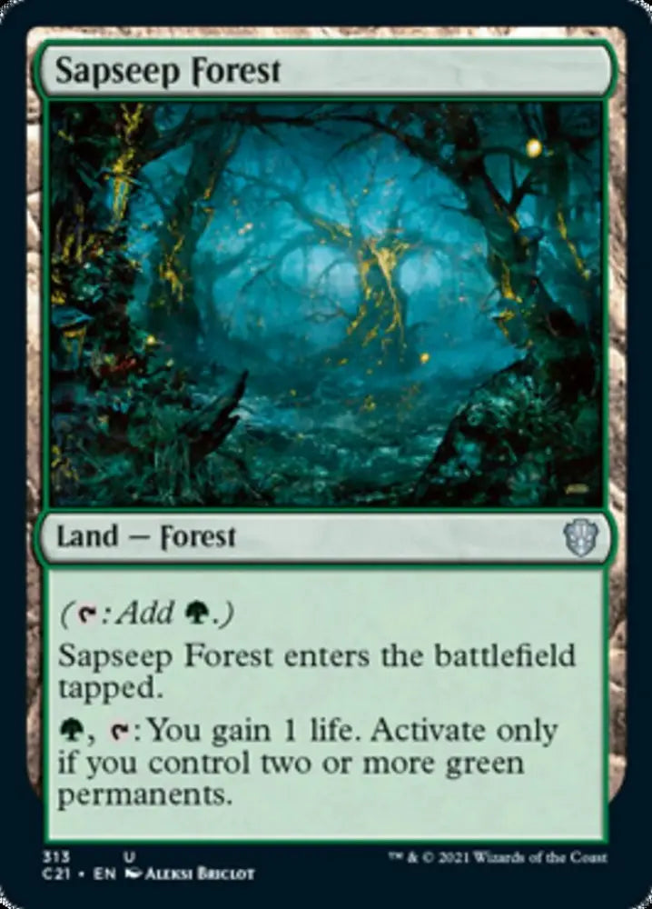 Sapseep Forest [Commander 2021] - MTG Single