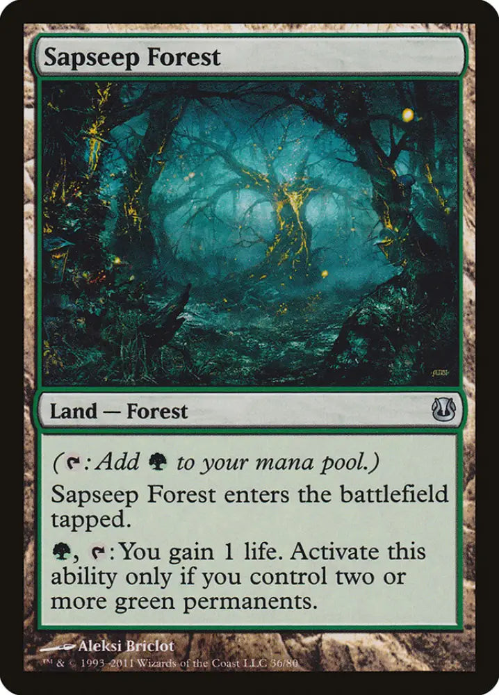 Sapseep Forest [Duel Decks: Ajani vs. Nicol Bolas] - MTG Single