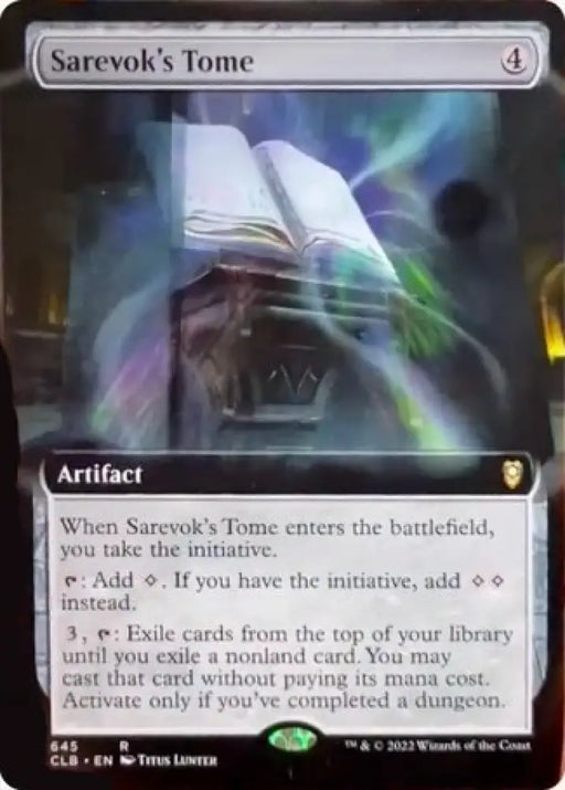 Sarevok’s Tome (Extended Art) [Commander Legends: Battle for Baldur’s Gate] - MTG Single