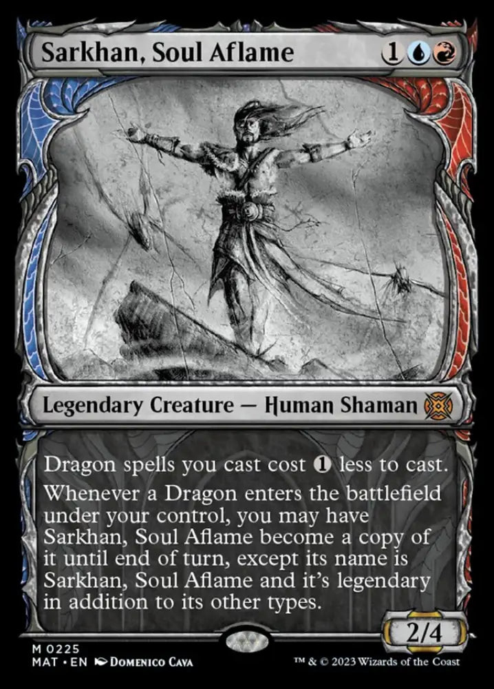 Sarkhan Soul Aflame (Showcase Halo Foil) [March of the Machine: The Aftermath] - MTG Single