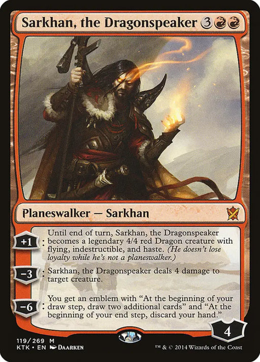 Sarkhan the Dragonspeaker [Khans of Tarkir] - MTG Single