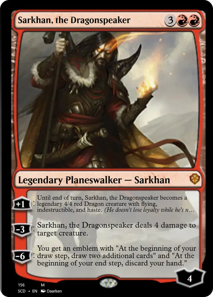 Sarkhan the Dragonspeaker [Starter Commander Decks] - MTG Single