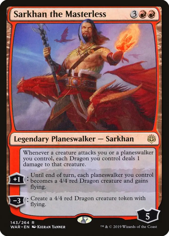 Sarkhan the Masterless [War of the Spark] - MTG Single