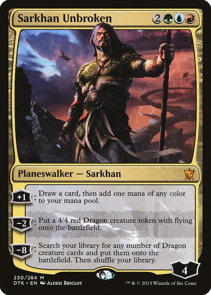 Sarkhan Unbroken [Dragons of Tarkir] - MTG Single
