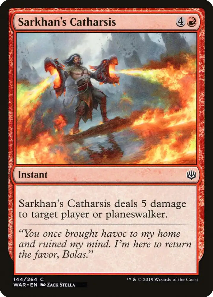Sarkhan’s Catharsis [War of the Spark] - MTG Single