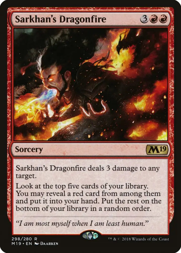 Sarkhan’s Dragonfire [Core Set 2019] - MTG Single