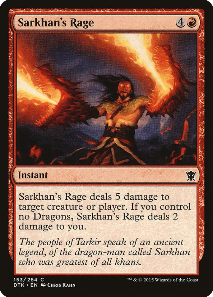 Sarkhan’s Rage [Dragons of Tarkir] - MTG Single