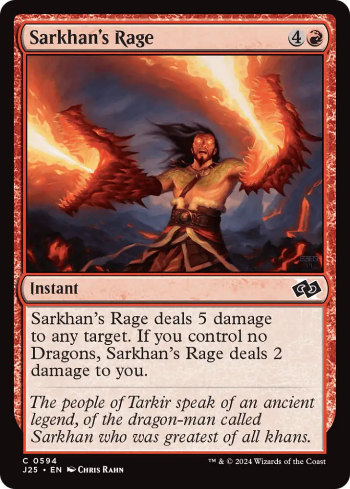 Sarkhan’s Rage [Foundations Jumpstart] - MTG Single