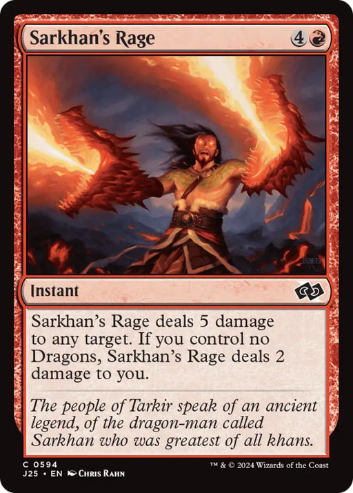 Sarkhan’s Rage [Foundations Jumpstart] - MTG Single