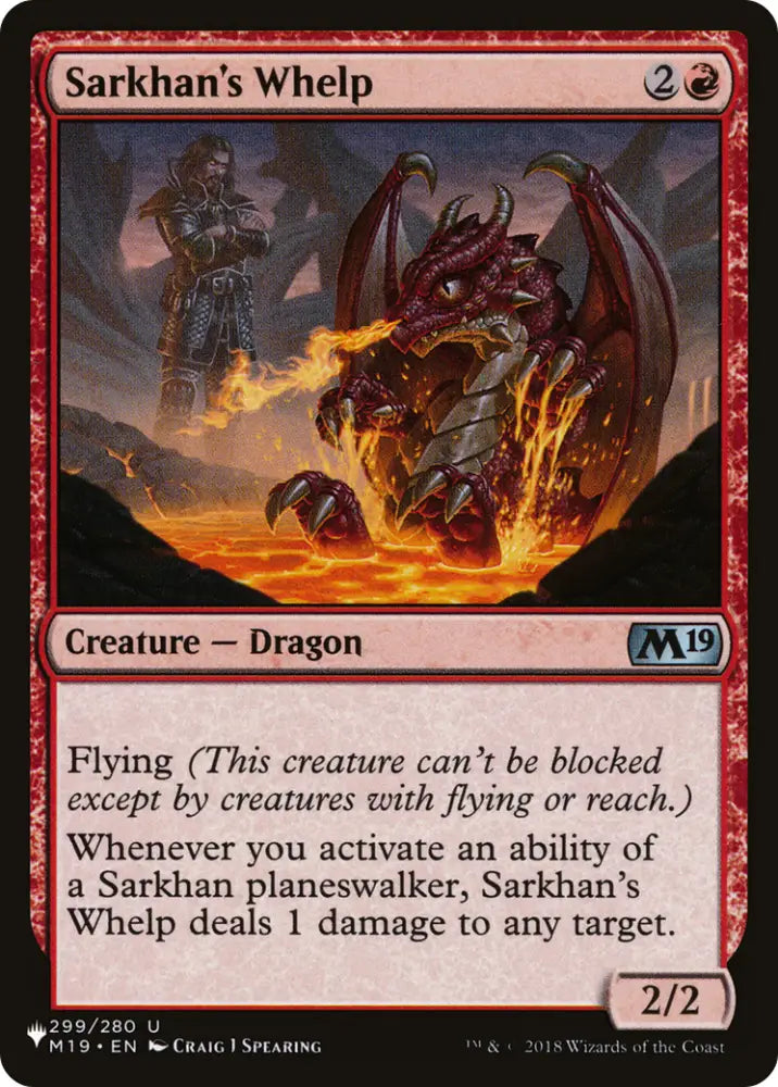 Sarkhan’s Whelp [The List] - MTG Single