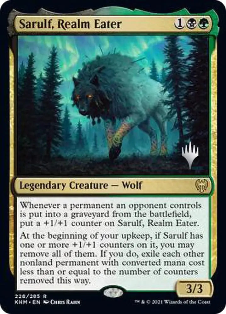 Sarulf Realm Eater (Promo Pack) [Kaldheim Promos] - MTG Single